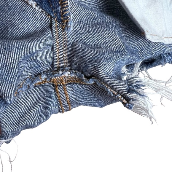 Levi’s Original Fit 501 Jean Shirts with Colorful Patches Size 26 - Picture 9 of 14